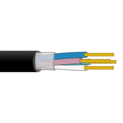 Cavo di comunicazione dati per esterni cavo elettrico cavo flessibile 4X22AWG al-FOIL Cavo di controllo rivestimento PVC dello schermo