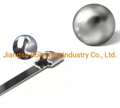 Fascetta per cavi in acciaio inox con blocco a sfera 4,6 mm * 100 mm