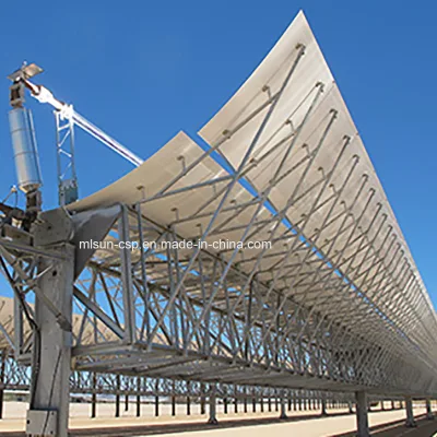 25 anni di vita parabolica trogolo solare calore termico utilizzo collettore Il sale fuso produce energia elettrica