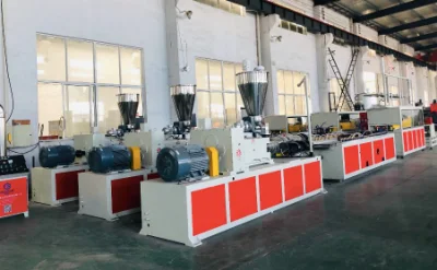 PVC plastica canalina per cavi elettrica estrusione per canalina per cavi produzione Linea