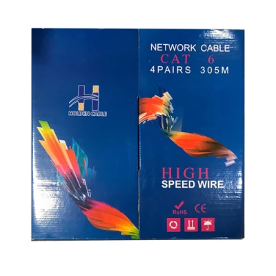Cavo di rete Cat 6 7 in rame puro da 305 m 22 AWG 23 AWG