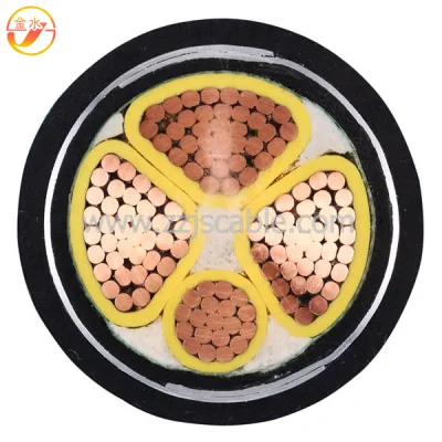 Rame isolato elettricamente schermato in PVC PE XLPE Power Cavo AAAC coassiale in gomma del cavo di comando