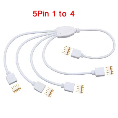 Cavo connettore LED RGB a 4 pin da 1 a 4 prolunga Cavo splitter
