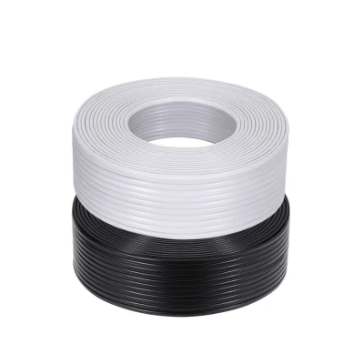 Cavo di alimentazione con prolunga in rame isolato in PVC H03VVH2-F 0,75 mm 1,5mm Cavo flessibile elettrico di messa a terra e doppio piatto da 2,5 mm
