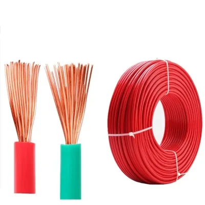 Cavo elettrico a trefoli in rame con approvazione UL BVR mm PVC Cavi elettrici flessibili con nucleo multicentrico a doppia guaina isolata