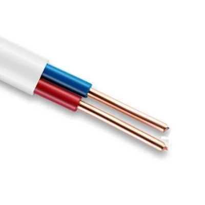 Cavo elettrico piatto TPS/SRF a 2 conduttori 3 a 4 conduttori in rame Cavo isolato in PVC flessibile da 300 V/500 V con cavo di terra e doppio