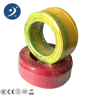 Cavo di rame BV/BVR 1.5 mm 2,5 mm 4 mm 6 mm 10 mm Cablaggio elettrico cavo elettrico cavo PVC BV cavo elettrico rame/PVC Cavi elettrici isolati 300/750 V.