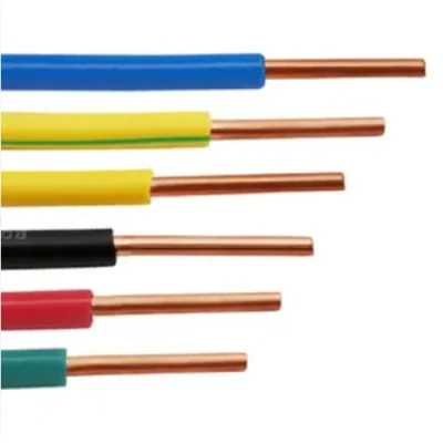 Cavo elettrico in rame solido BV di alta qualità 1.5mm 2.5mm 4mm Cavo elettrico per cavi con cavo a conduttore singolo da 6 mm 10 mm 16 mm