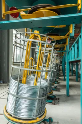 Filo in acciaio zincato ad alto tenore di carbonio da 2.5 mm per recinzione elettrica Condotto flessibile in acciaio per molle