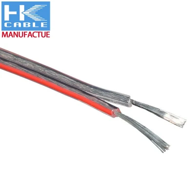Produzione professionale in fabbrica OFC pure Copper 2 nuclei Flat AWG Manicotto a Y del cavo dell&prime;altoparlante
