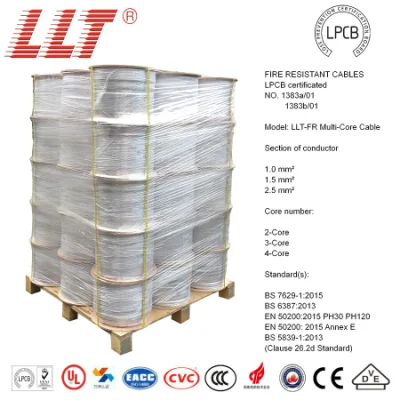 Llt 3 conduttore 1.5 mm+e filo elettrico resistenza allarme incendio Cavo per il sistema di rivelazione incendio e allarme vocale