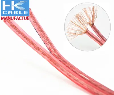 Produzione professionale in fabbrica OFC pure Copper 2 nuclei Flat AWG Manicotto a Y del cavo dell&prime;altoparlante