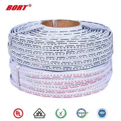 Cavo piatto in PVC flessibile in rame stagnato a 4 pin da 22 AWG UL2468 per Cavo di ricarica per striscia LED RGB