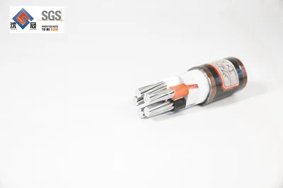 Cavo sottomarino cavo in rame puro cavo di alimentazione in rame AAC/AAAC/AAAC/ACSR cavo sottomarino HiFi DIY AC 3 nuclei XLPE 15mm con schermatura OFC da 14,26 mm Shenguan Hi-end, isolato XLPE, Awa
