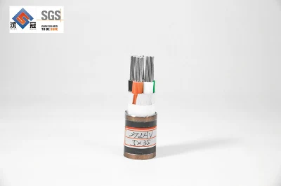 Cavo sottomarino cavo in rame puro cavo di alimentazione in rame AAC/AAAC/AAAC/ACSR cavo sottomarino HiFi DIY AC 3 nuclei XLPE 15mm con schermatura OFC da 14,26 mm Shenguan Hi-end, isolato XLPE, Awa