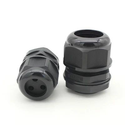 Pressacavi impermeabili in nylon di misura metrica PA66 plastica pg/M elettrica Accessori per cavi