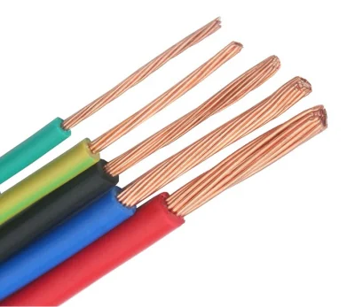 Filo di rame a conduttore singolo con certificazione CE BV 1,5 mm 2,5 mm 4 mm Cavo elettrico da 6 mm 10 mm per l&prime;uso in casa