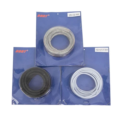 Cavo elettrico a 2 conduttori RVV 300/500V 2*0.75 2*1.0 2*1.5 rotondo Cavo di alimentazione in PVC