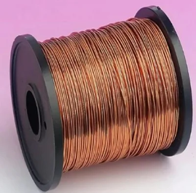 Resistenza termica 0,063 mm 42AWG 500g 0.65 bobina di saldatura smaltata 8 mm Filo di rame smaltato per motore