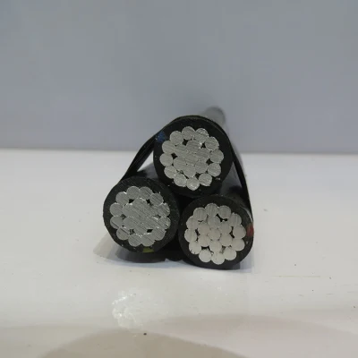 Conduttore in alluminio antenna in fascio duplex 500 MCM mm 500 mm2 Cavo ABC Aluminio XLPE