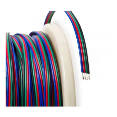 Prolunga elettrica UL2468 a 2 pin a 3 pin a 5 pin 18 AWG 22 AWG Cavo per il collegamento di strisce LED RGB a conduttore singolo