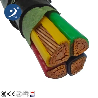 IEC 60502 600/1000V trifase a 4 core a bassa tensione XLPE Cavo elettrico flessibile per cavo elettrico isolato in PVC blindato FORNITORI (YJV/YJV22-0.6/1KV)