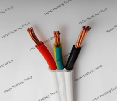  Cavo elettrico con guaina e isolamento in PVC con conduttore in rame intrecciato H05vvh2-F.