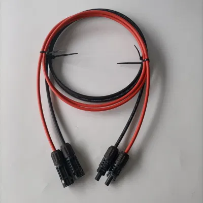 Cavo di prolunga da 1 m nero rosso da 4 mm2, micro inverter da 600 W NEP Pannello solare Hoymiles HM-600 da 400 W con cavo solare DC Balkonkraftwerk