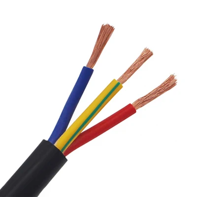 Cavi di alimentazione H05VV-F 300/500V 2.5 Sq mm filo elettrico flessibile Cavo a 3 conduttori 3X2,5