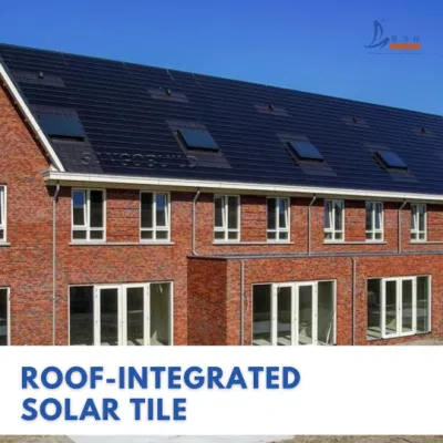 Francia solar Tile senza montaggio installare solar Tile Tuile tetto Solaire ridurre le fatture elettriche