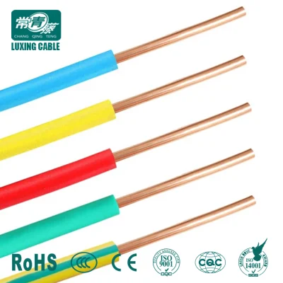 Conduttore in rame BV da 2.5 mm2 con diametro di 1.78 mm comunemente utilizzato Cavi elettrici