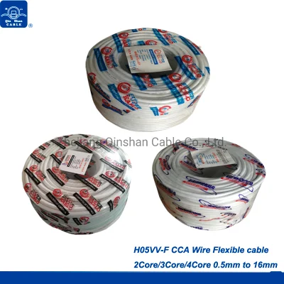 Cavo con guaina isolante in PVC flessibile BS6500 H05VV-F CCA Per il Dubai Kuwait Market