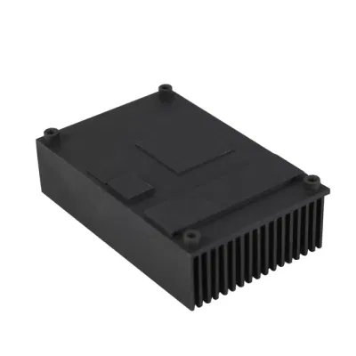 6063 Profilo estruso in alluminio anodizzato per PC Box industriale incorporato Coperchio elettrico coperchio alimentatore LED