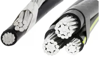 Cavi elettrici ABC cavi in bundle tre nuclei per la messa a terra / elettrificazione villaggi