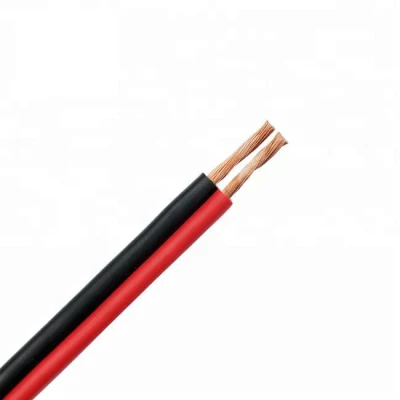 2 gemelli in rame intrecciato senza ossigeno nero e rosso da 2,5 mm 2X4mm Cavo dell&prime;altoparlante