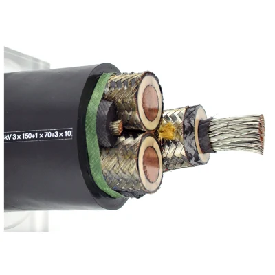 Cavo con guaina in gomma per collegamenti elettrici di lunga durata