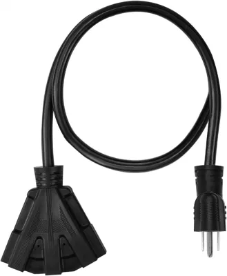 Cavo di prolunga NEMA personalizzato professionale più venduto per esterni Alimentazione elettrica flessibile CSA UL 14AWG con filo di rame 3c a 3 uscite Cavo Sjtw Sjtow Sjtoow