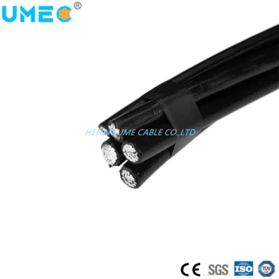 Conduttore di illuminazione a 5 trefoli fase/neutro/strada 16 mm2 25 mm2 3X25 mm2 Caai Cavo/autoportante