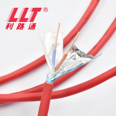 Cavo ignifugo da 1.5 mm a 2 nuclei Made in China Che hanno una bassa emissione di fumo e gas corrosivi quando Colpito da fuoco con 2 ore di fuoco nominale