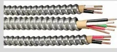 Cavo armato in alluminio conduttore in rame 600 V 12 AWG 2c AC90 Cavo
