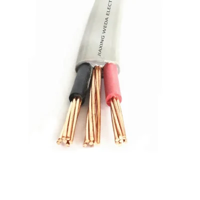 AS/NZS5000 guaina isolante in PVC flessibile in rame intrecciato solido Twin e. Cavo di messa a terra TPS Australian cavo piatto elettrico 1.5mm 2,5 mm