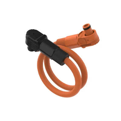 Connettori per immagazzinamento di energia FPIC con filo di rame nudo da 50 mm2 con lato destro Connettori angolari