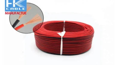 Isolamento in PVC 300V Cina produzione di rosso e nero AWM TCCA/CCA Cavo elettrico per altoparlanti in rame puro