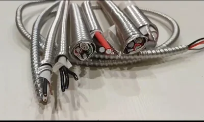 BX Wire rame 14/2 12/2 14/3 AWG alimentazione elettrica alluminio Cavo AC90 blindato con interblocco
