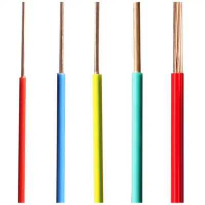 2,5mm 4mm 6mm 10mm 35mm Prezzo del filo di rame alloggiamento BV/BVR Costruzione di fili elettrici