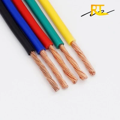 Standard IEC 2,5 mm 6 mm 16 mm illuminazione PVC Cu singolo Filo elettrico