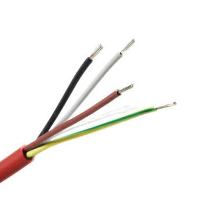 Cavo in gomma siliconica/neoprenica/EPR/CPE H03VVVVVH2-F H03VV-F H05VV-F H05V-K H07V-K. Cavo di alimentazione