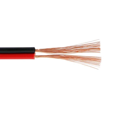 2 gemelli in rame intrecciato senza ossigeno nero e rosso da 2,5 mm 2X4mm Cavo dell&prime;altoparlante