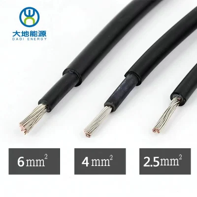 Conduttore in rame stagnato LSZH Xlpo isolato di potenza CC Cavo fotovoltaico cavo solare (2,5 mm 3,5 mm 4 mm 5 mm 6 mm 8 mm 10 mm 14 mm 16 mm 25 mm 35 mm 50 mm)