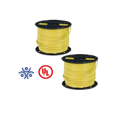 Filo elettrico THHN in rame rivestito in nylon con isolamento in PVC UL83 H07V-R MTW Tw Tj YY Cy filo elettrico da costruzione